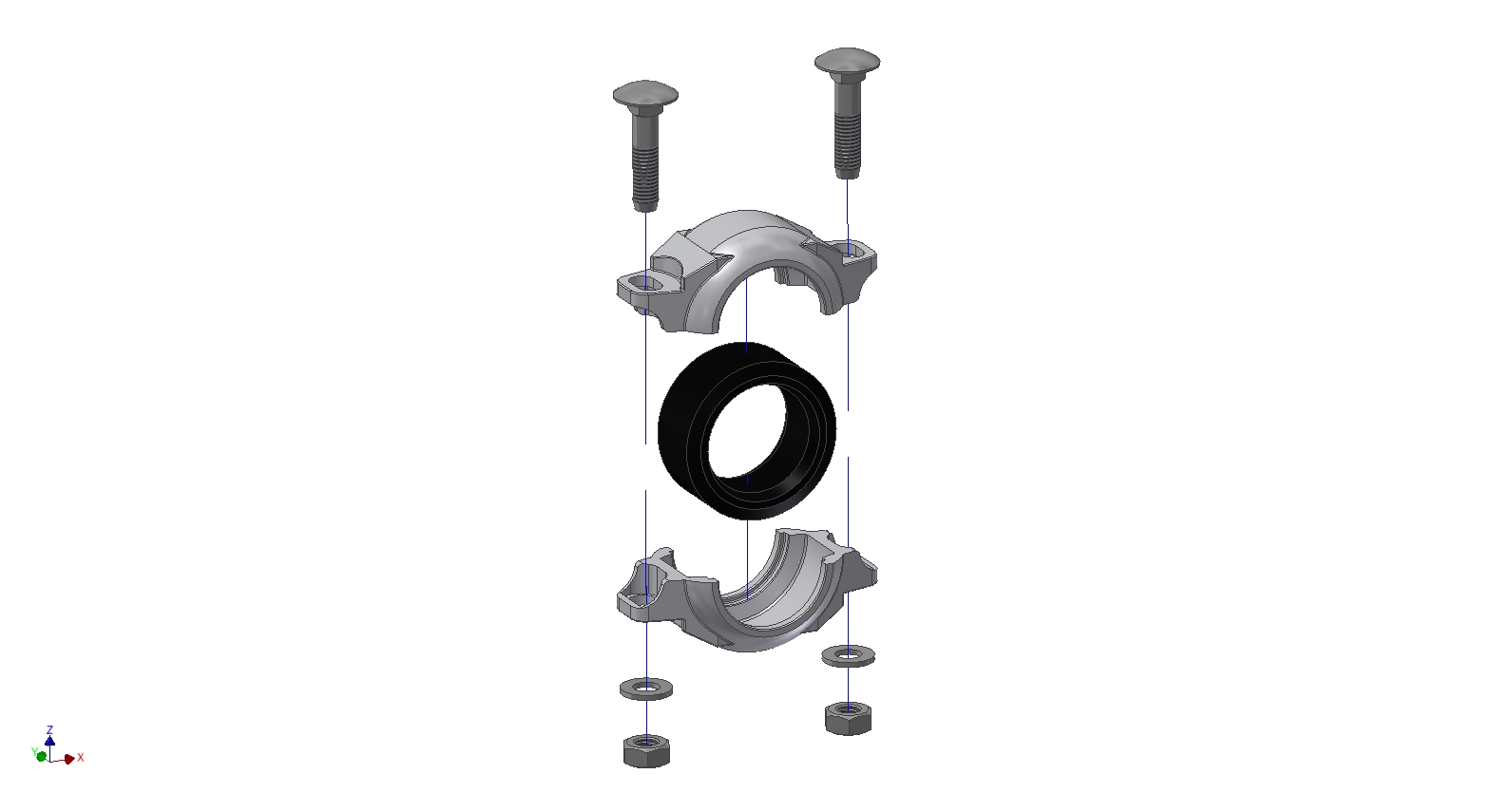 管道接头1 1-2英寸（DN40）